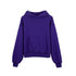 Juice Purple Double Layer Boxy Hoodie